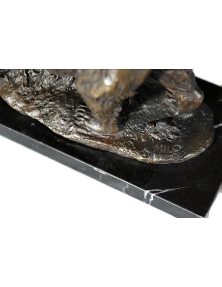 Oso pescando por Miguel Fernando López (Milo)