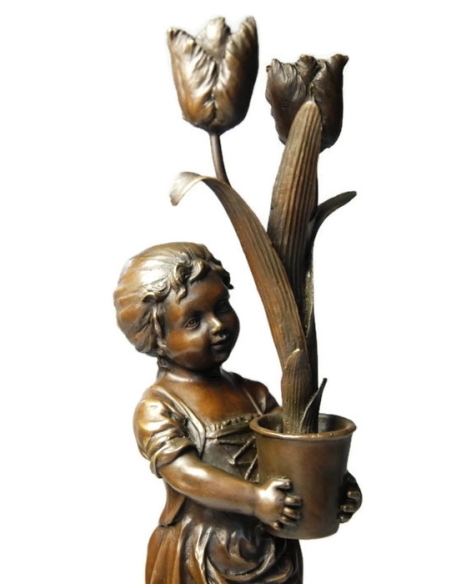 Chandelier jeune fille aux tulipes Art nouveau par Miguel Fernando López (Milo) Chandelier jeune fille aux tulipes Art nouveau par Miguel Fernando López (Milo)