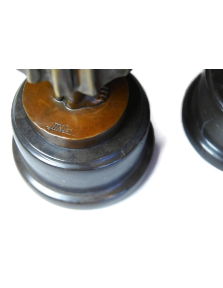 Chandeliers jeunes enfants aux tulipes Art nouveau par Miguel Fernando López (Milo)