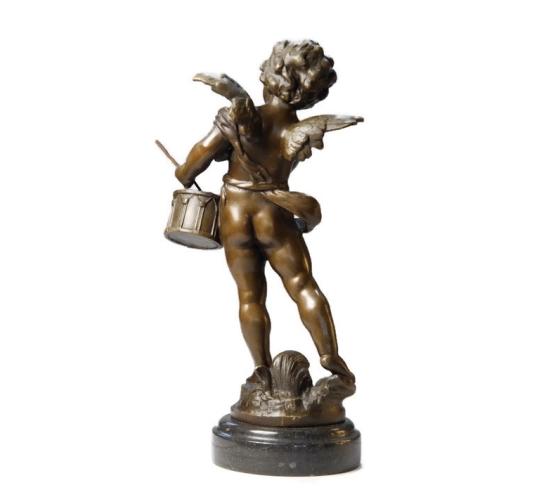 Angelito con tambor por Hippolyte François Moreau