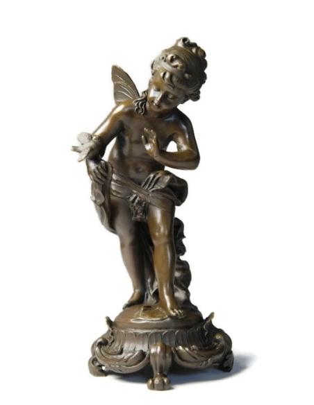 Petit ange avec l'oisillon par Hippolyte François Moreau Petit ange avec l'oisillon par Hippolyte François Moreau