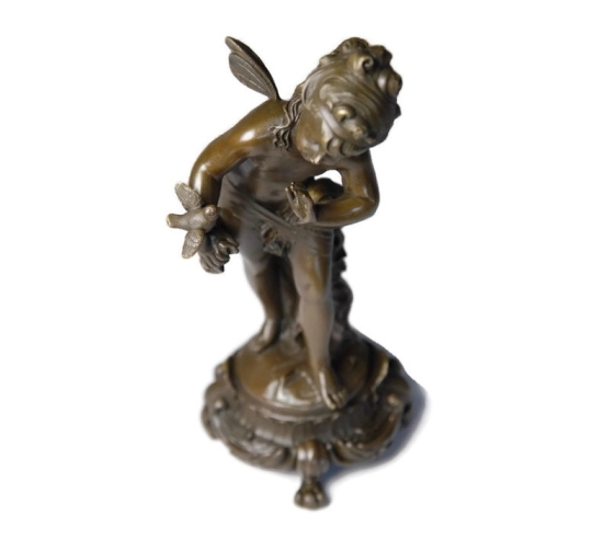 Angelito con el pajarito de Hippolyte François Moreau