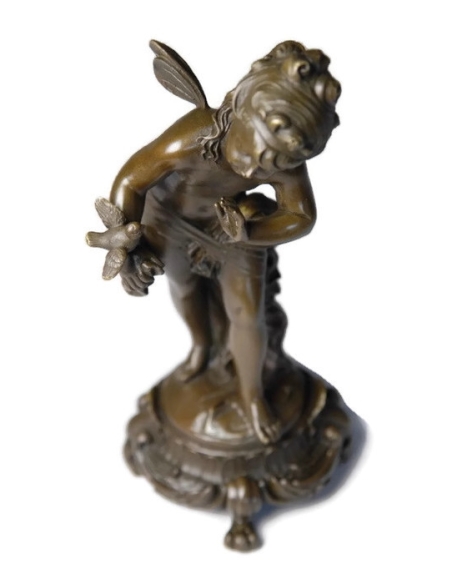 Angelito con el pajarito de Hippolyte François Moreau Angelito con el pajarito de Hippolyte François Moreau