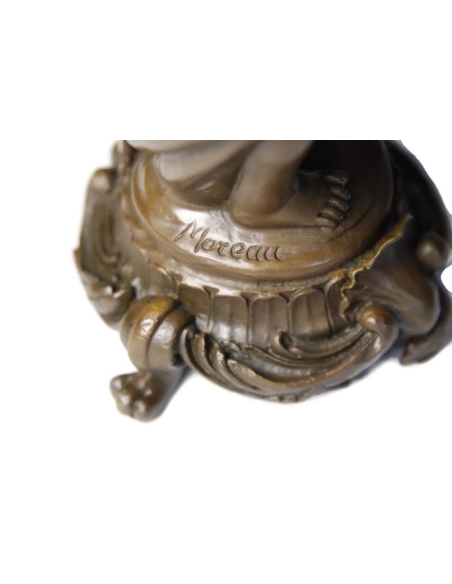 Angelito con el pajarito de Hippolyte François Moreau Angelito con el pajarito de Hippolyte François Moreau