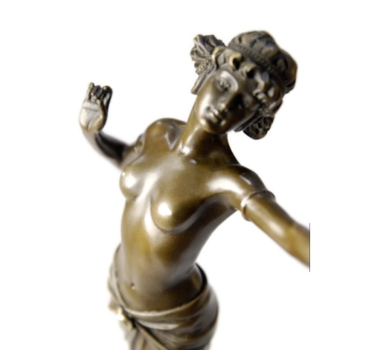 Semi-naked dancer by Ferdinand Preiss