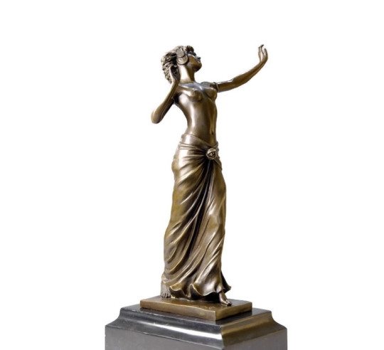 Semi-naked dancer by Ferdinand Preiss