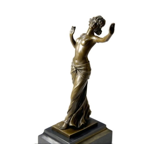 Semi-naked dancer by Ferdinand Preiss