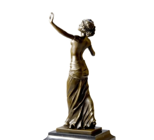 Semi-naked dancer by Ferdinand Preiss