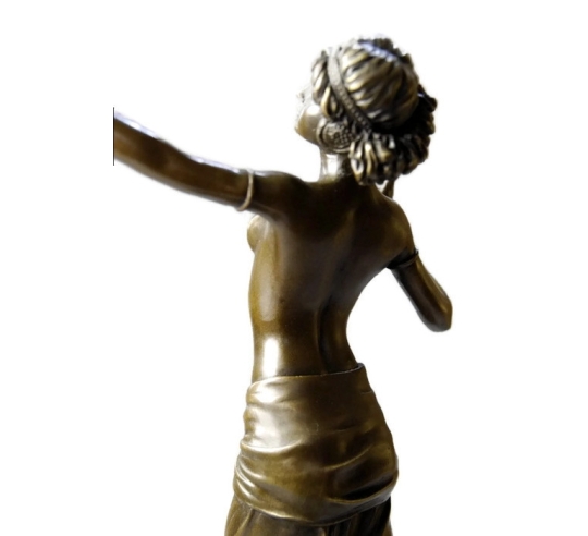 Semi-naked dancer by Ferdinand Preiss