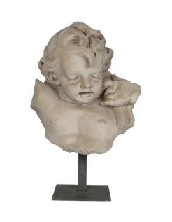 Child bust left side