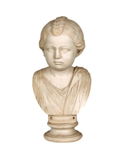 Busto de nina romana con toga