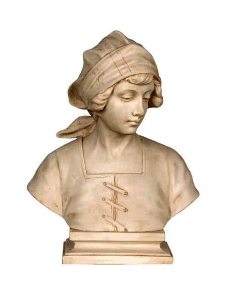 Bust of a peasant girl