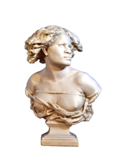 Busto de África ¿Por qué nací esclavo? por Jean-Baptiste Carpeaux