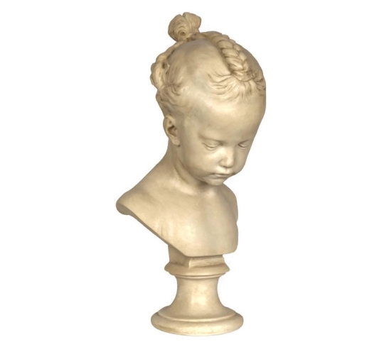 Bust of the girl with braids according to Jacques-François-Joseph Saly