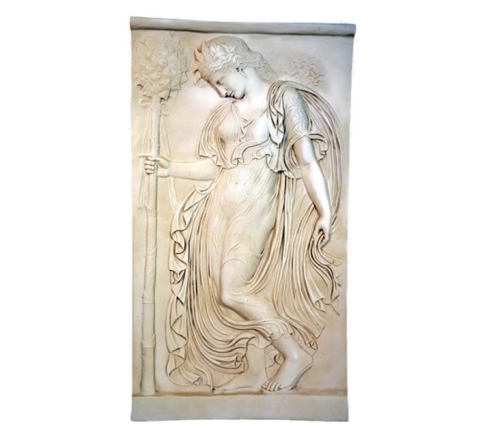 Dancing maenad looking at the ground by Callimachus