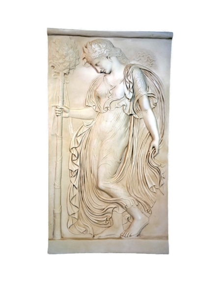 Dancing maenad looking at the ground by Callimachus