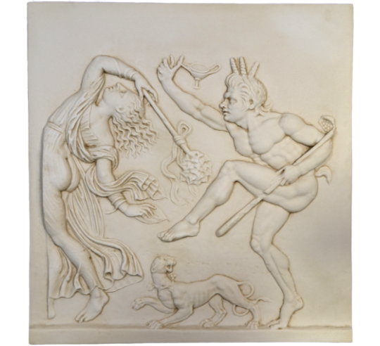 Bacchic dance bas-relief 2