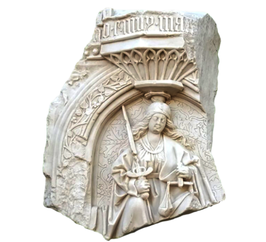 Gothic bas-relief