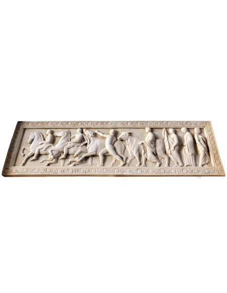 Bas-relief cérémonie de sacrifice des boeufs
