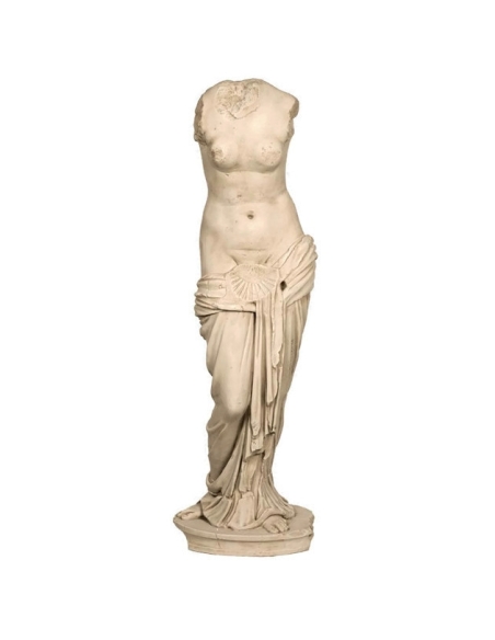 Roman statue of Venus. The statue depicts the goddess Venus in the