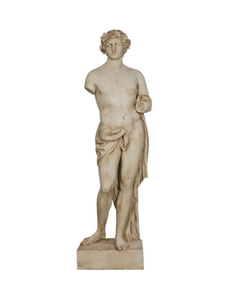 Bacchus au serpent - Statue grandeur nature - Le dieu du vin, des vendanges