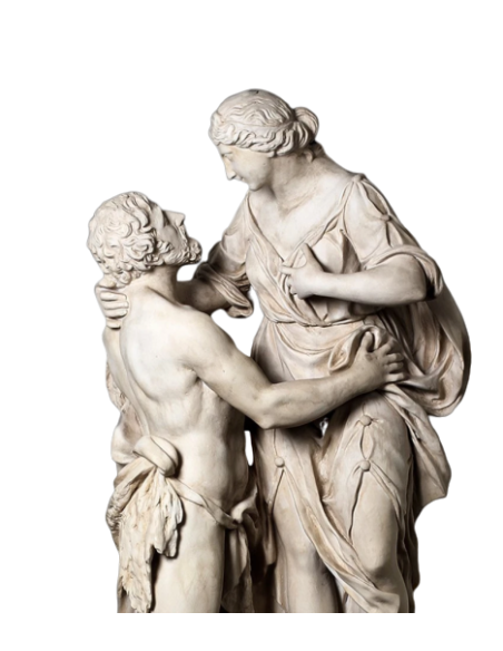 Sélène et Endymion - Statues grandeur nature - Déesse romaine de la Lune et du Berger Sélène et Endymion - Statues grandeur nature - Déesse romaine de la Lune et du Berger