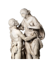 Sélène et Endymion - Statues grandeur nature - Déesse romaine de la Lune et du Berger