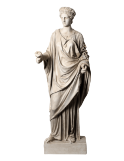 Vénus avec rose - statue taille réelle