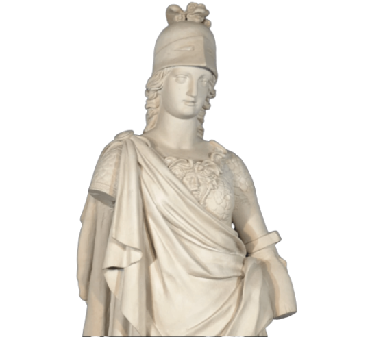 Estatua de la diosa Atenea - tamano real