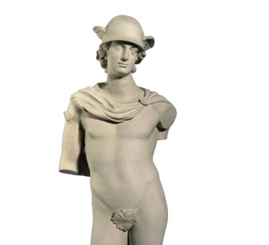 Mercury - life-size statue - roman god of messages & commerce