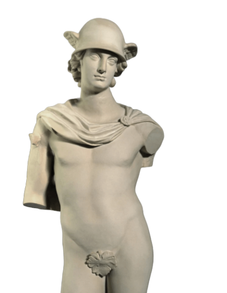 Mercure - statue taille réelle - dieu romain des messages et du commerce