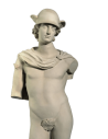 Mercure - statue taille réelle - dieu romain des messages et du commerce