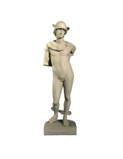 Mercurio - estatua de tamaño natural - dios romano de los mensajes y del comercio