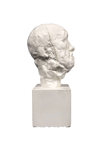 Petite tête de l'homme au nez cassé - Auguste Rodin