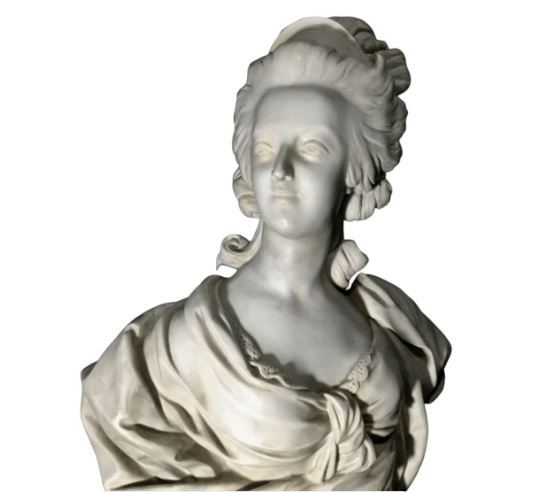 Busto de María Antonieta por Louis-Simon Boizot