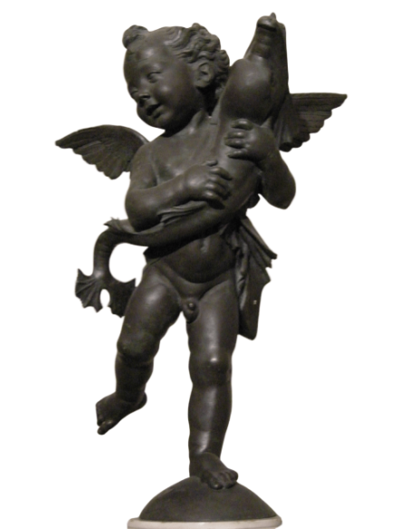 Putto con Delfino - Niño con Delfín de Andrea del Verrocchiohio Putto con Delfino - Niño con Delfín de Andrea del Verrocchiohio