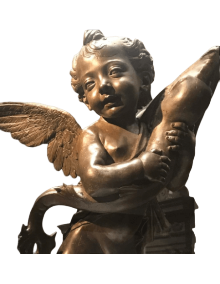 Putto con Delfino - Niño con Delfín de Andrea del Verrocchiohio Putto con Delfino - Niño con Delfín de Andrea del Verrocchiohio