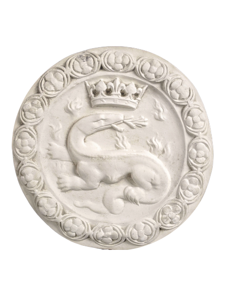 Rosace de la salamandre emblème de François Ier