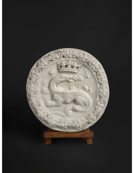 Rosace de la salamandre emblème de François Ier