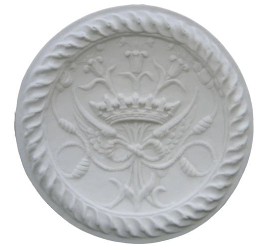 Rosace emblème couronne royale - château de Blois
