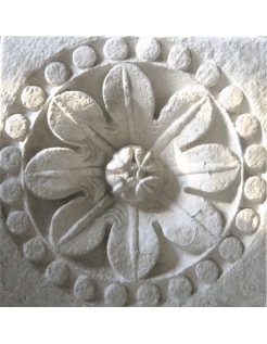 Rosette of the holy cross church - La Charité sur Loire - XIIth century