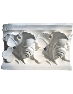 Cabbage leaf frieze in Gothic style