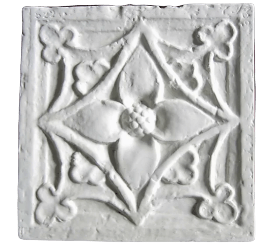 Floral ornament from pillar of 18th century