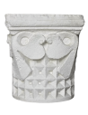 Capitel con decoración geométrica del siglo XII
