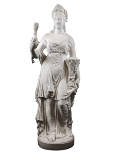Statue of the goddess Ceres - The summer, interpretation of the Four Seasons