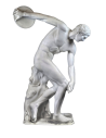 Life-size statue of the Discobolus of Myron or discus thrower
