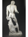 Estatua de tamaño real del Discóforo o portador de disco atribuido a Policleto