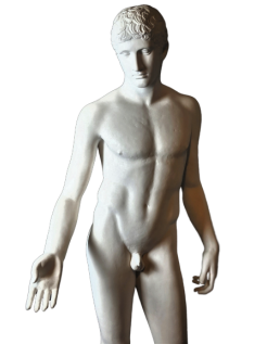 L'Idolino de Pesaro, statue romaine à taille réelle