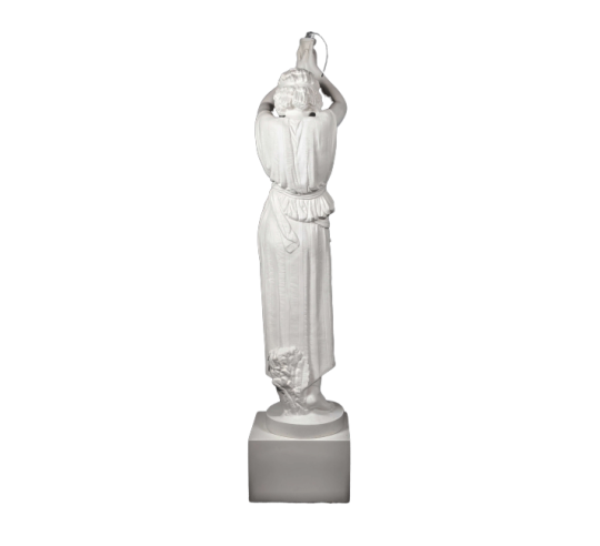 Joven egipcia portadora de luz - estatua de tamaño real.