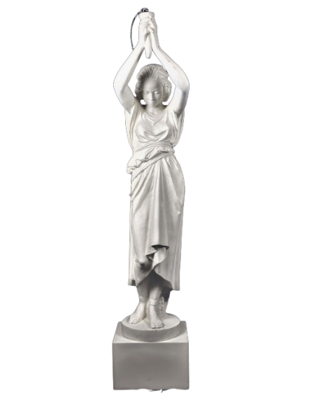 Jeune égyptienne porteuse de lumière- statue taille réelle. Jeune égyptienne porteuse de lumière- statue taille réelle.